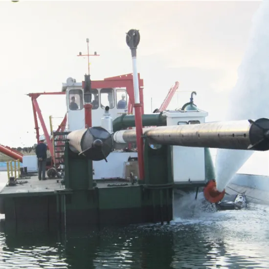 4000m³ de succión de río con cabezal para el cortador para la desiltación de puertos