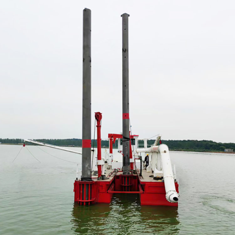 Máquina de dragado de arena del río de succión de cortador con motor diesel de Cummins